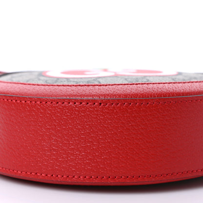 Gucci GG Supreme Monogram Apple Mini Ophidia Round Lobster Red 8 of 9