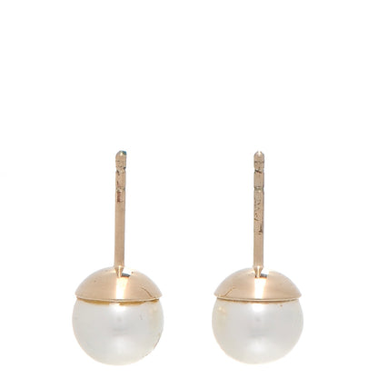Christian Dior Pearl Mise En Dior Tribal Earrings 4 of 6