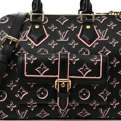 Louis Vuitton Monogram Fall for You Speedy Bandouliere 25 Black 7 of 10