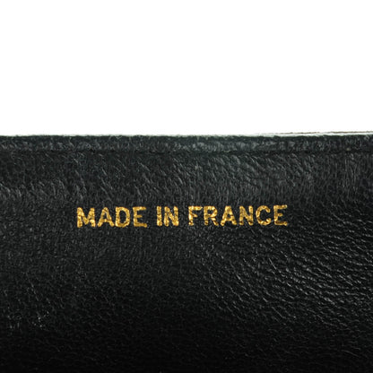 Chanel Suede Chevron Medium Double Flap Bag Black 8 of 9