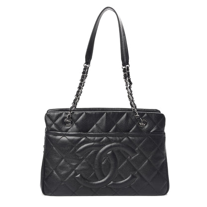 Chanel Caviar Quilted Timeless CC Soft Tote Black 1 of 15