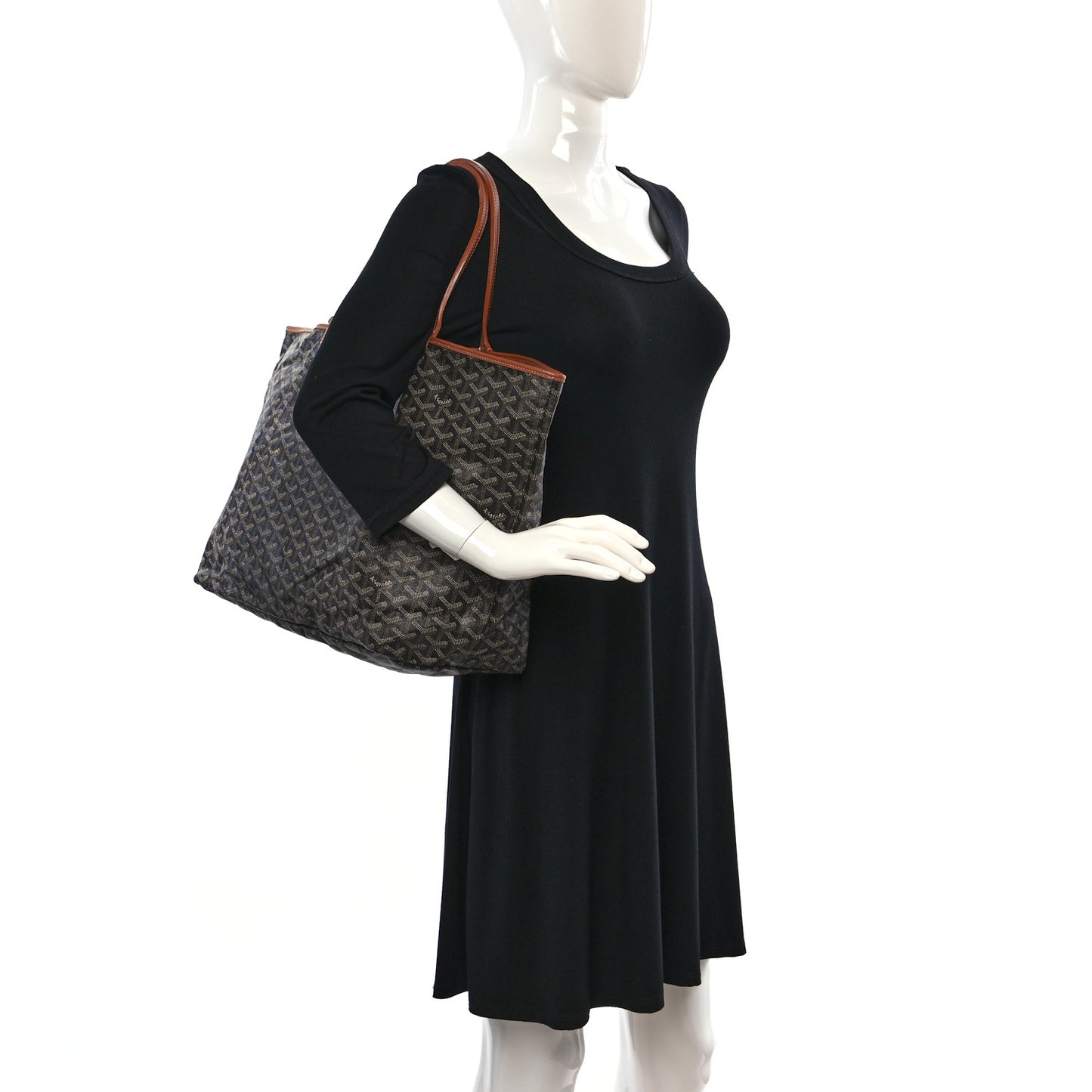 Goyardine Saint Louis GM Black Gold