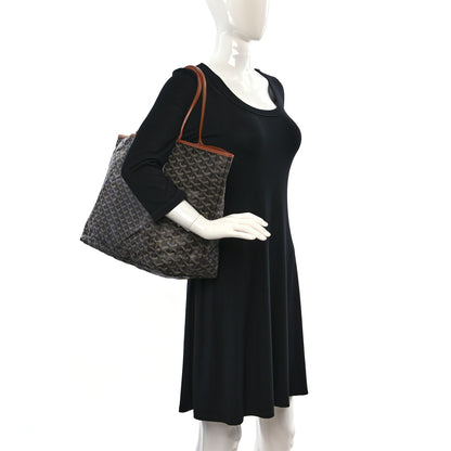 Goyard Goyardine Saint Louis GM Black Gold 2 of 8