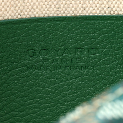 Goyard Goyardine Plumet Wallet Clutch Green 7 of 10