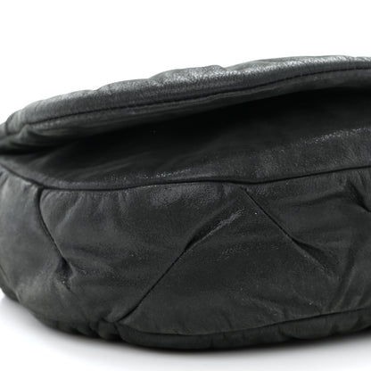 Chanel Iridescent Calfskin Glint Flap Black 9 of 11