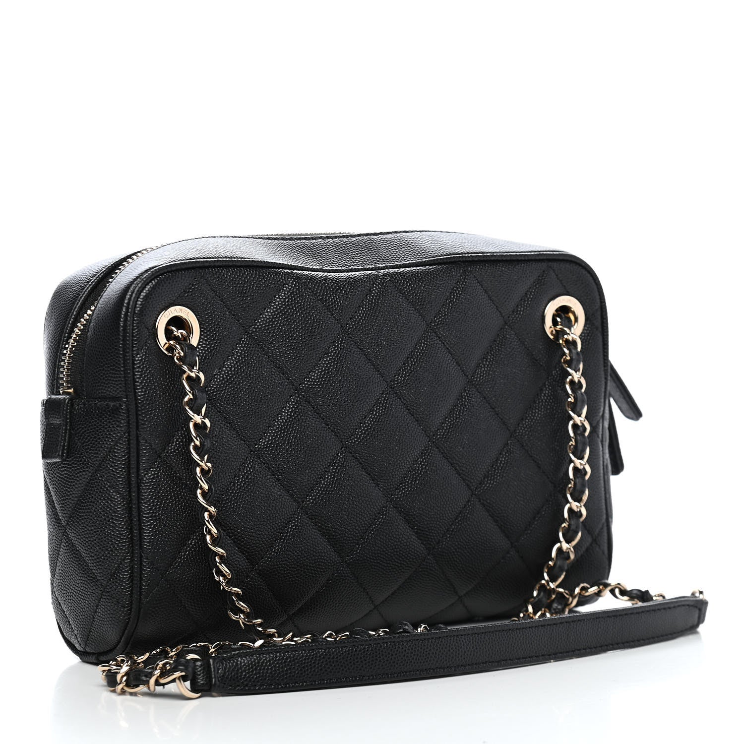 Chanel Caviar Quilted Small In & Out Camera Case Black 3 of 9