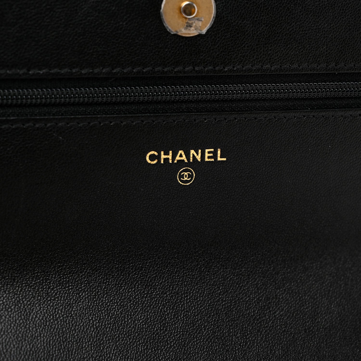 Chanel Lambskin Quilted Chanel 19 Wallet On Chain WOC Black 5 of 9
