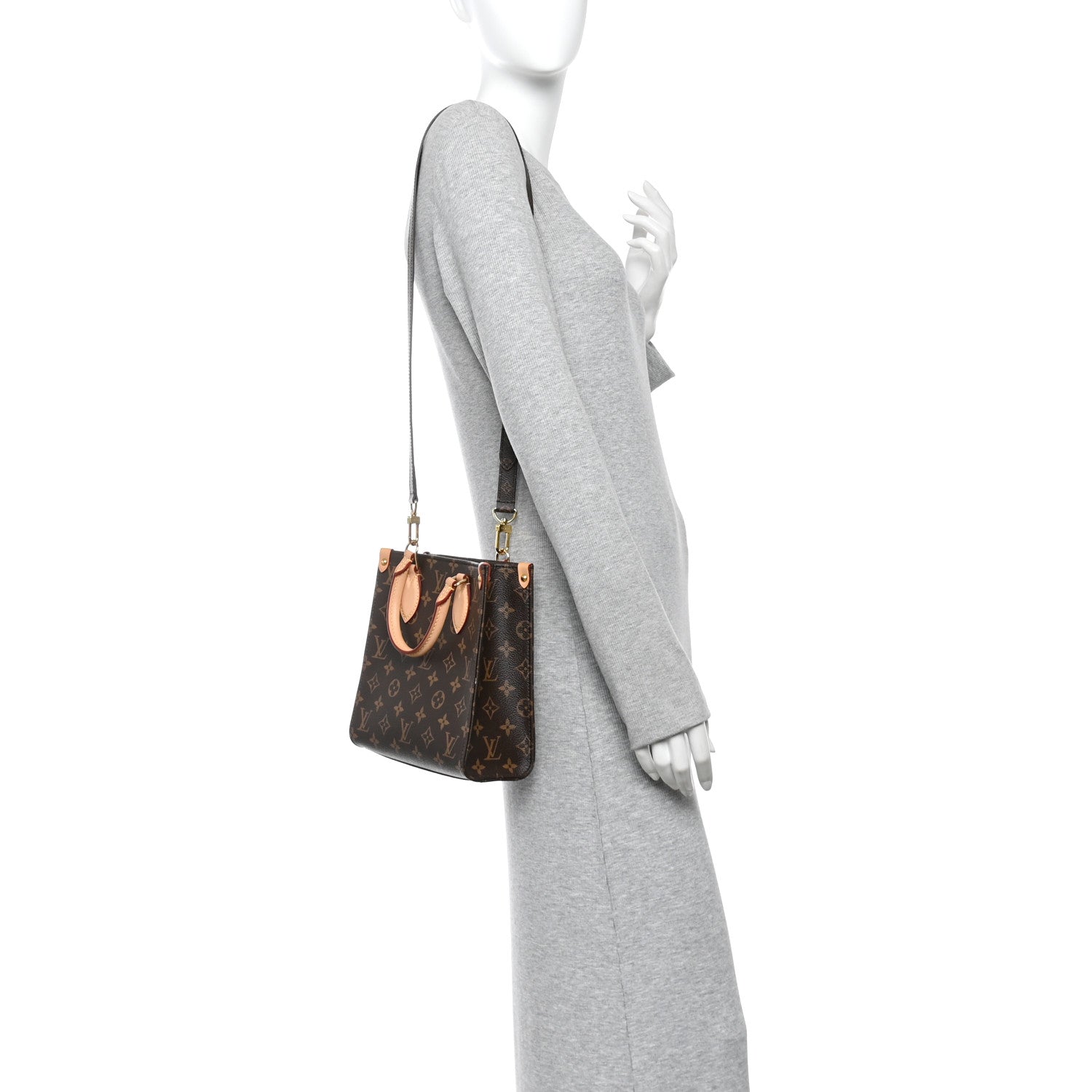 Louis Vuitton Monogram Sac Plat BB 2 of 10
