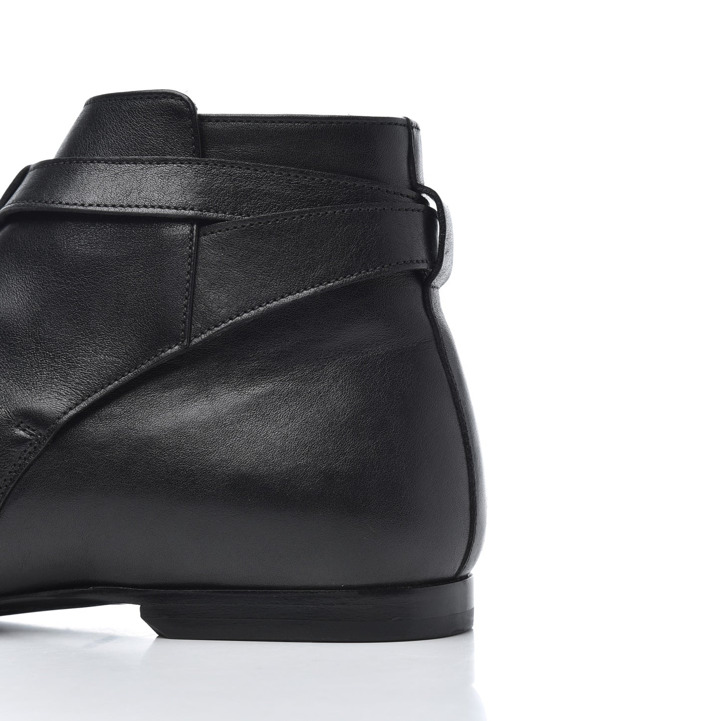 Calfskin Women's London 20 Jodhpur Cropped Boots 36.5 Black