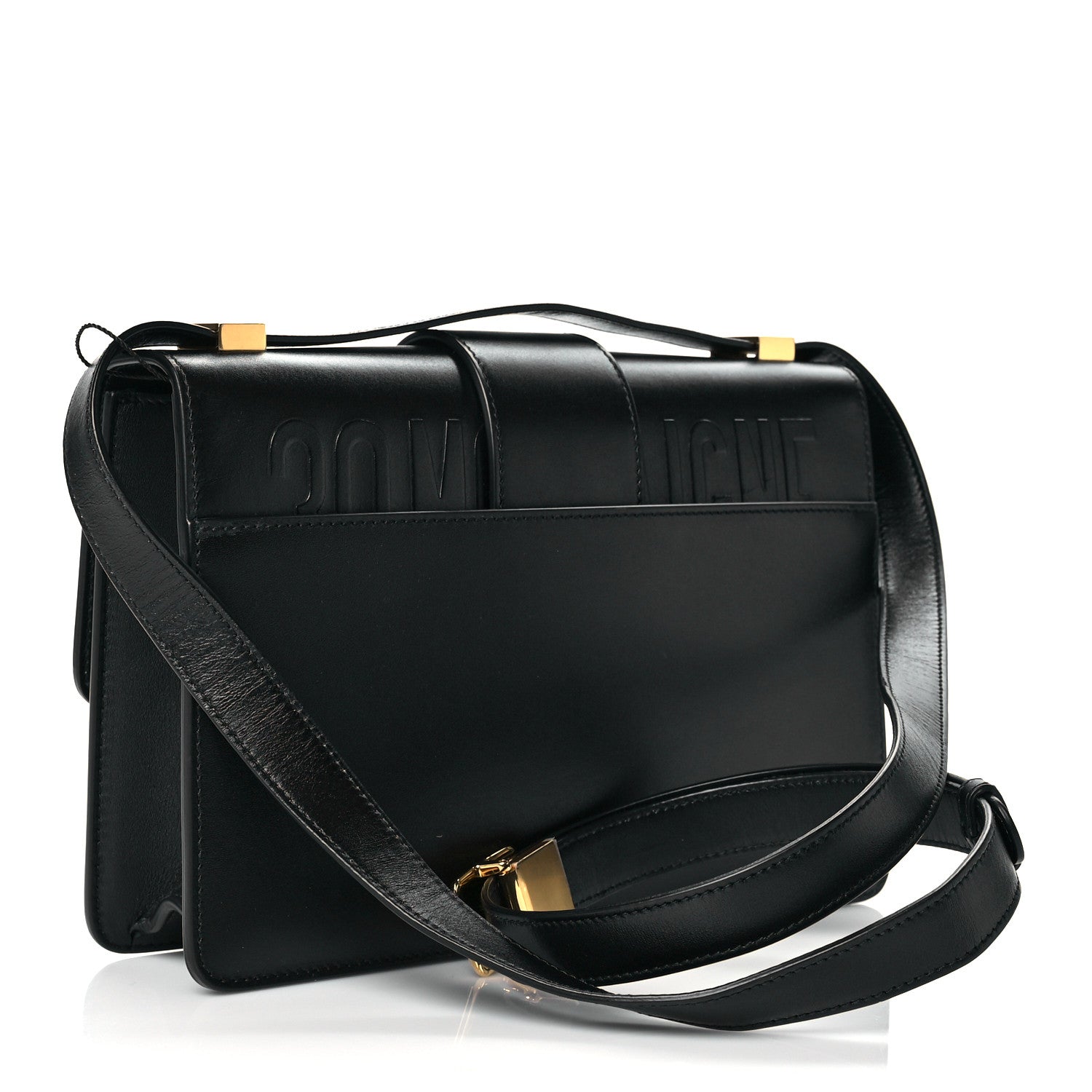 Christian Dior Smooth Calfskin 30 Montaigne Flap Bag Black 3 of 11