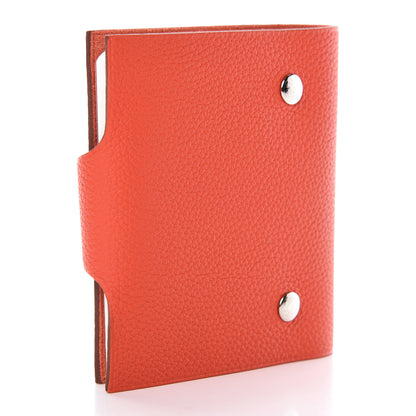 Hermes Togo Ulysse Mini Notebook Capucine 3 of 10