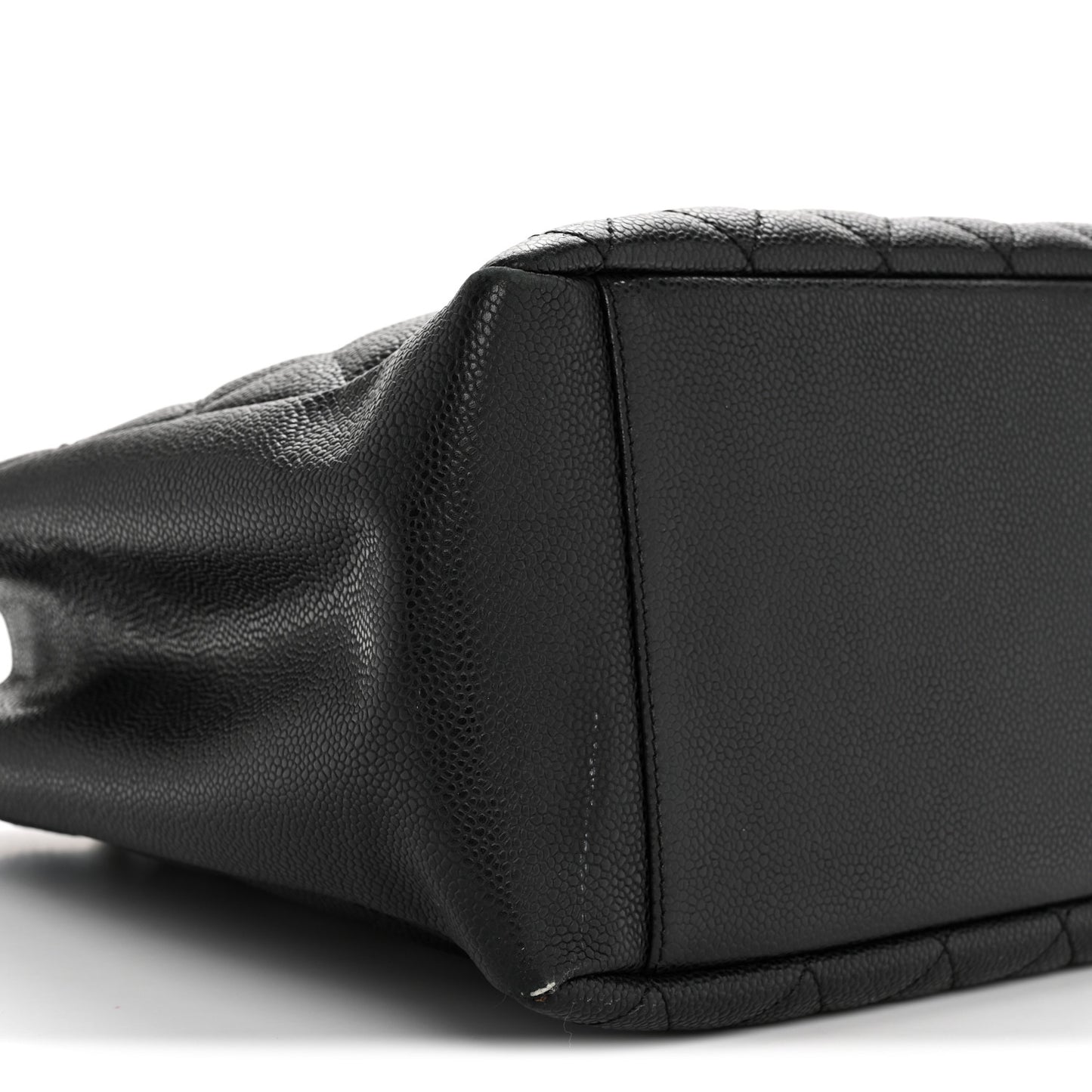Caviar Quilted Grand Shopping Tote GST Black