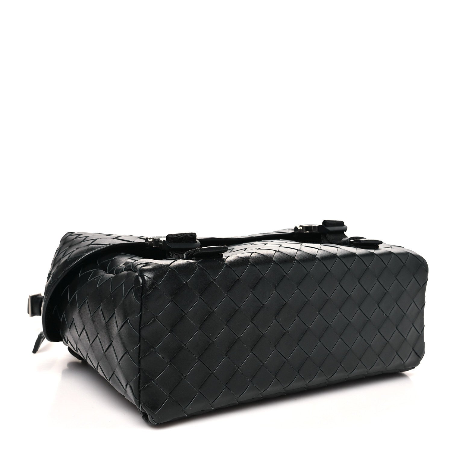 Bottega Veneta Nappa Intrecciato Postino Messenger Black 3 of 8