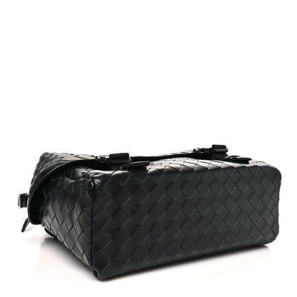 Bottega Veneta Nappa Intrecciato Postino Messenger Black 3 of 8