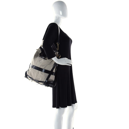Burberry Nylon Bridle Calfskin Medium Gosford Hobo Trench 5 of 24