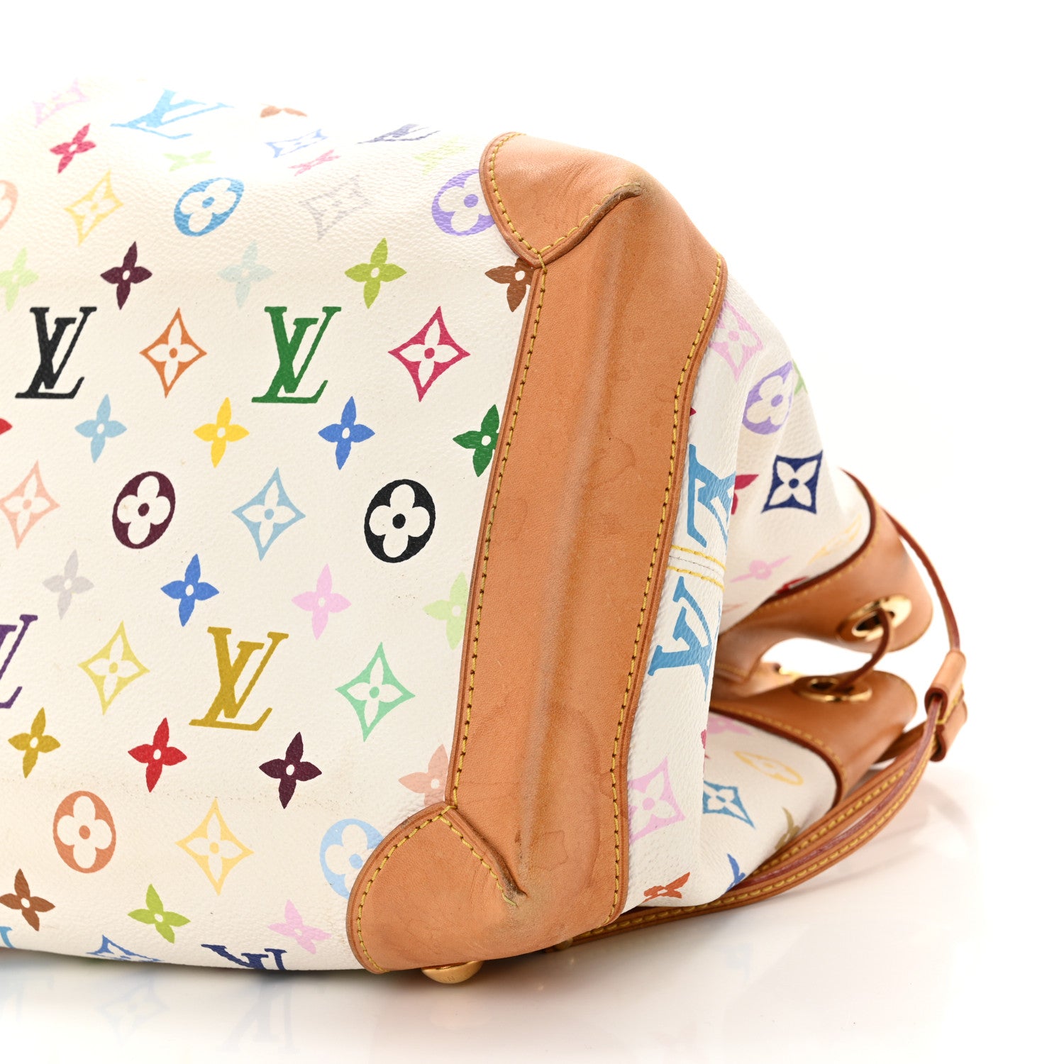 Louis Vuitton Monogram Multicolor Ursula White 9 of 20