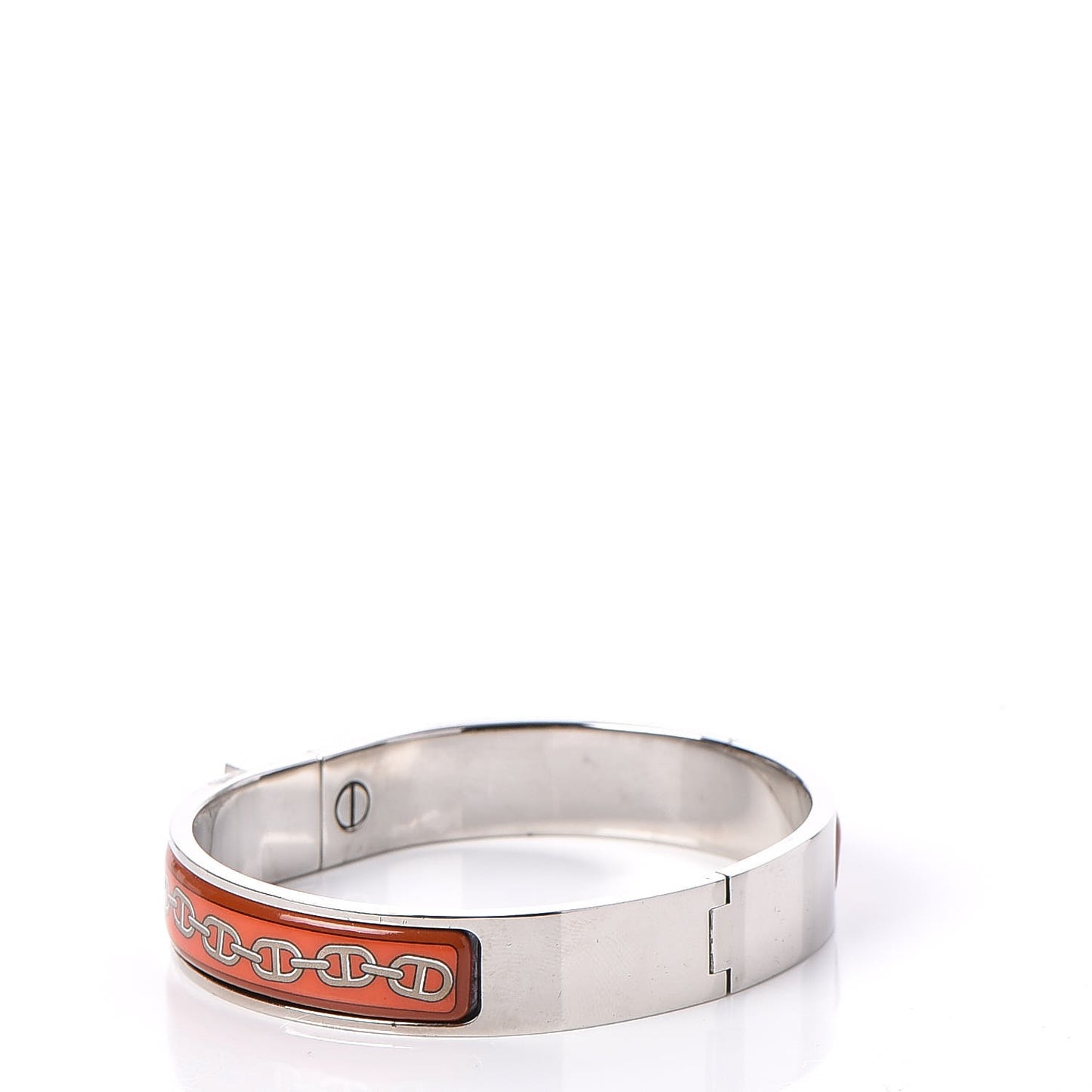 Enamel Printed Narrow Clic Clac Chaine d'Ancre Bracelet GM