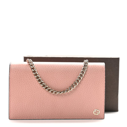 Gucci Dollar Calfskin Medium Betty Chain Wallet Soft Pink 11 of 11