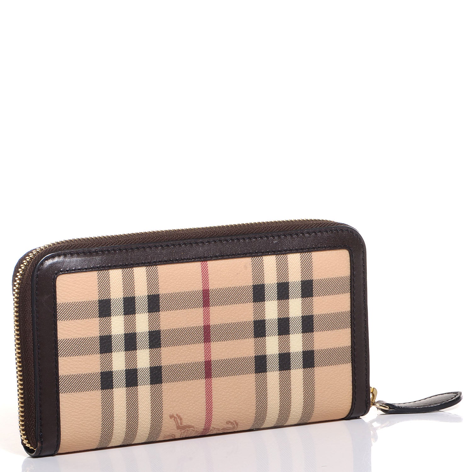 Burberry Haymarket Check Large Ziggy Zip Around Wallet 3 of 7