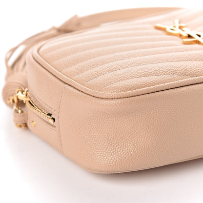 Saint Laurent Grain De Poudre Matelasse Monogram Mini Lou Camera Bag New Powder 9 of 11