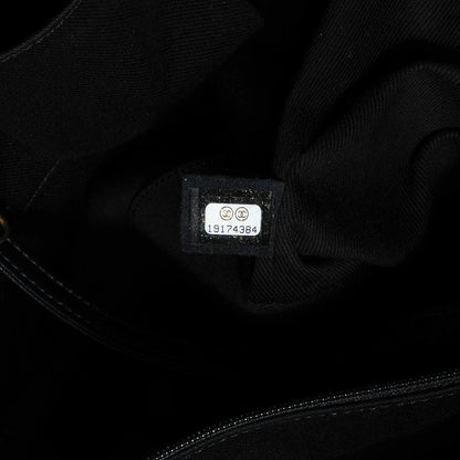 Chanel Glazed Caviar Large Coco Pleats Tote Black 7 of 8