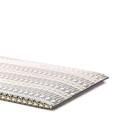 Saint Laurent Grain de Poudre Skeleton Print Zipped Tablet Holder Black 9 of 12
