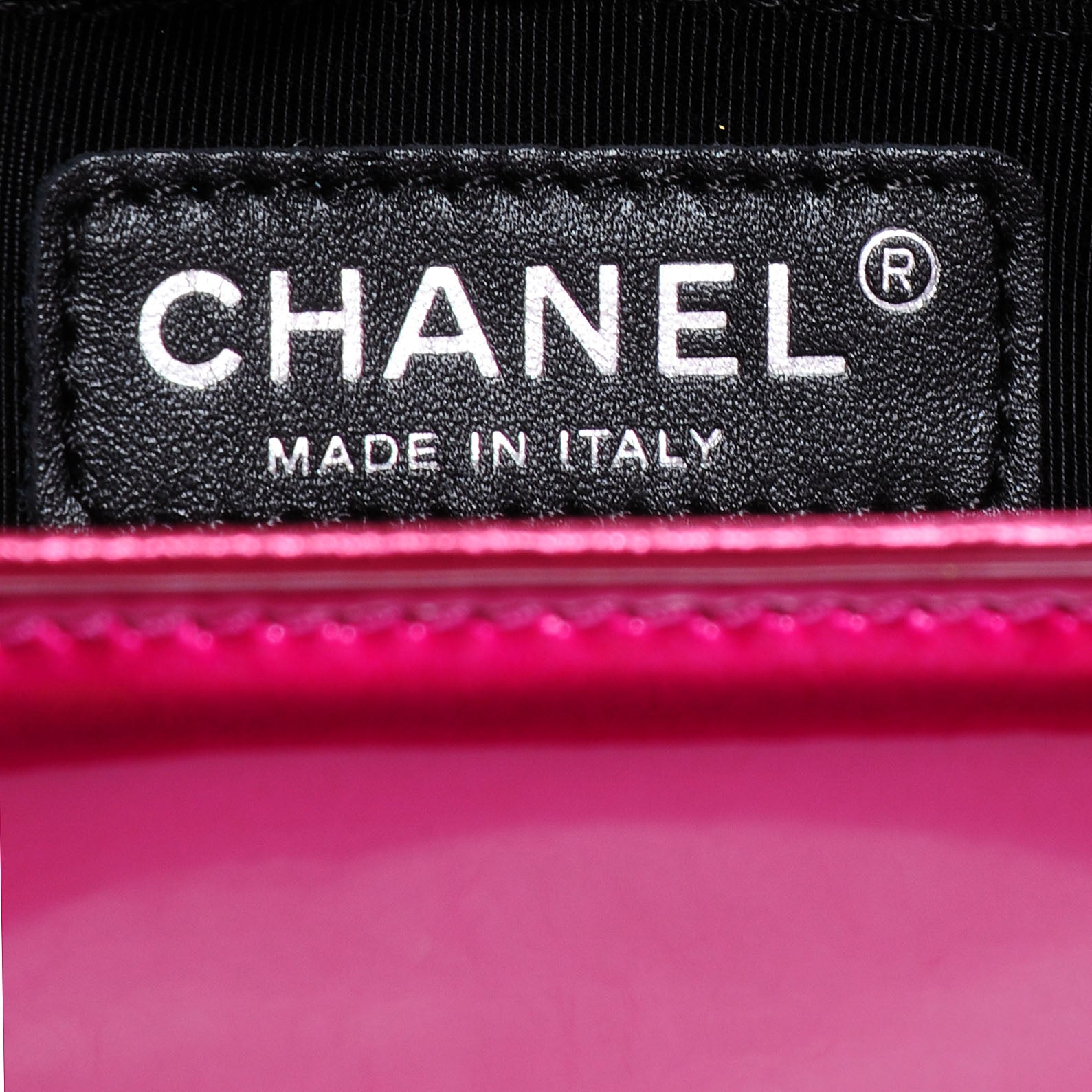 Chanel Metallic Patent Calfskin Quilted Small Boy Flap Pink 6 of 8
