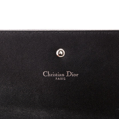 Christian Dior Grained Calfskin Diorama Croisiere Chain Wallet Black 5 of 7