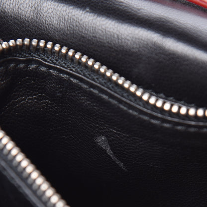 Prada Saffiano Vernice Wallet with Strap Rosso 10 of 12