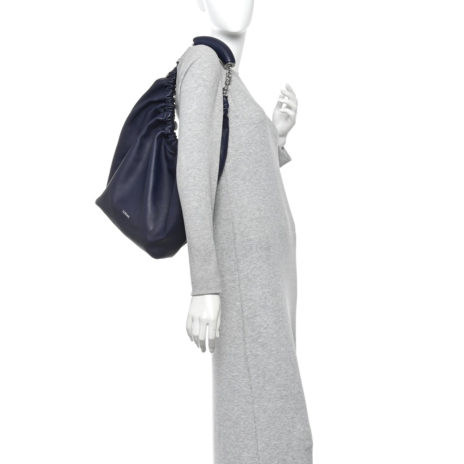 Loewe Nappa Small Squeeze Bag Abyss Blue 2 of 9