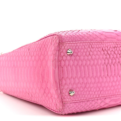 Christian Dior Snakeskin Medium Lady Dior Pink 9 of 13