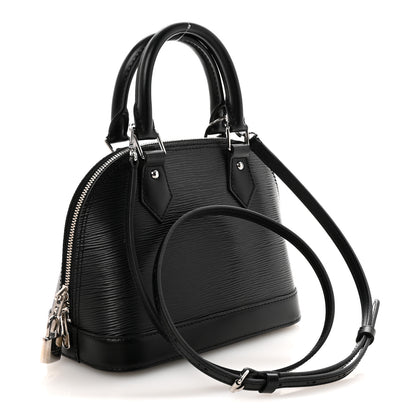 Louis Vuitton Epi Alma BB Black 3 of 9