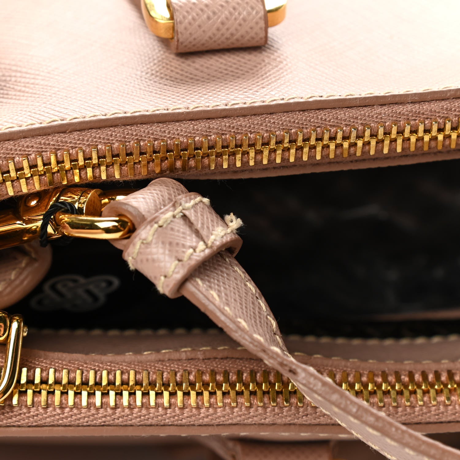 Prada Saffiano Small Galleria Double Zip Tote Cammeo 21 of 21