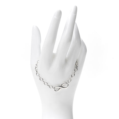 Tiffany Sterling Silver Infinity Chain Bracelet 2 of 6