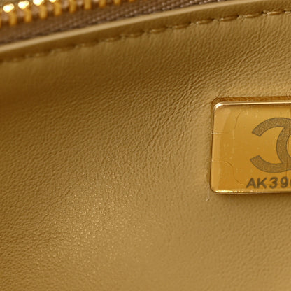Chanel Suede Calfskin Small Souplissimo Maxi Flap Dark Beige 11 of 21