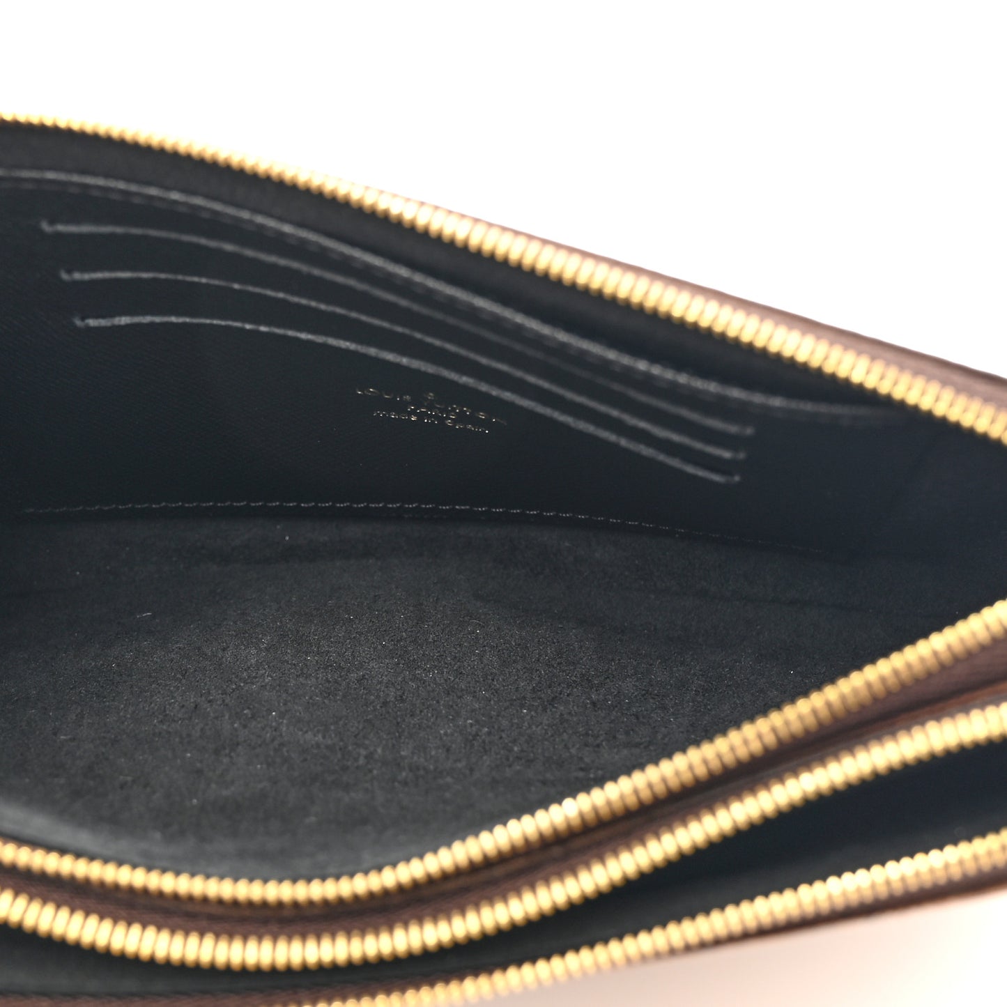 Reverse Monogram Giant Double Zip Pochette