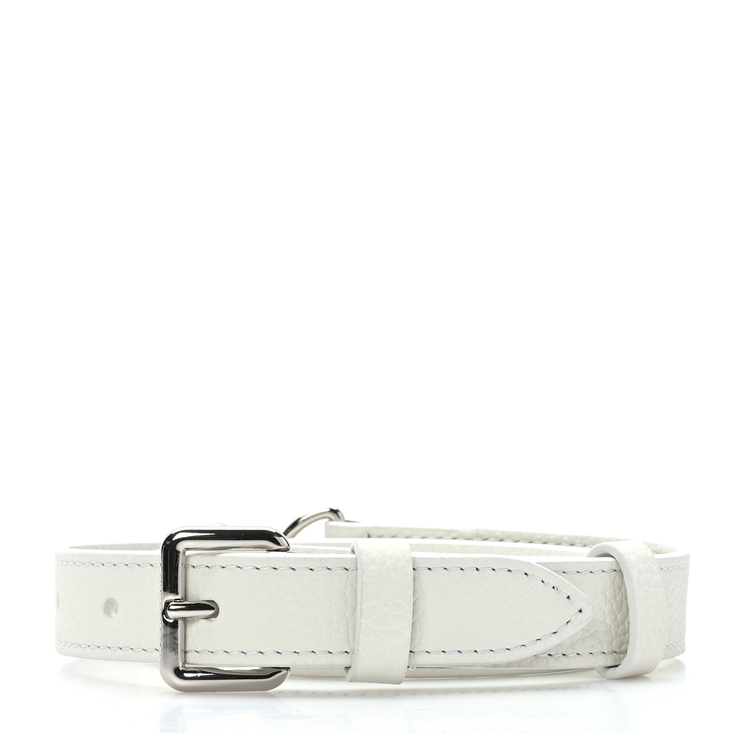 Taurillon Keepall Bandouliere Shoulder Strap White