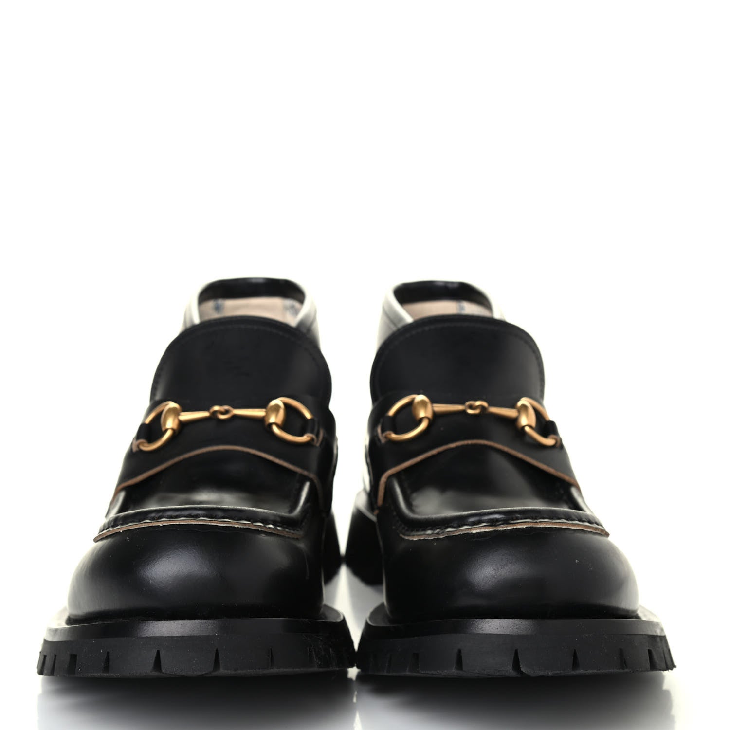 Gucci Cordovan Lux Mens Harald Horsebit Ankle Boots 11 Black 2 of 4