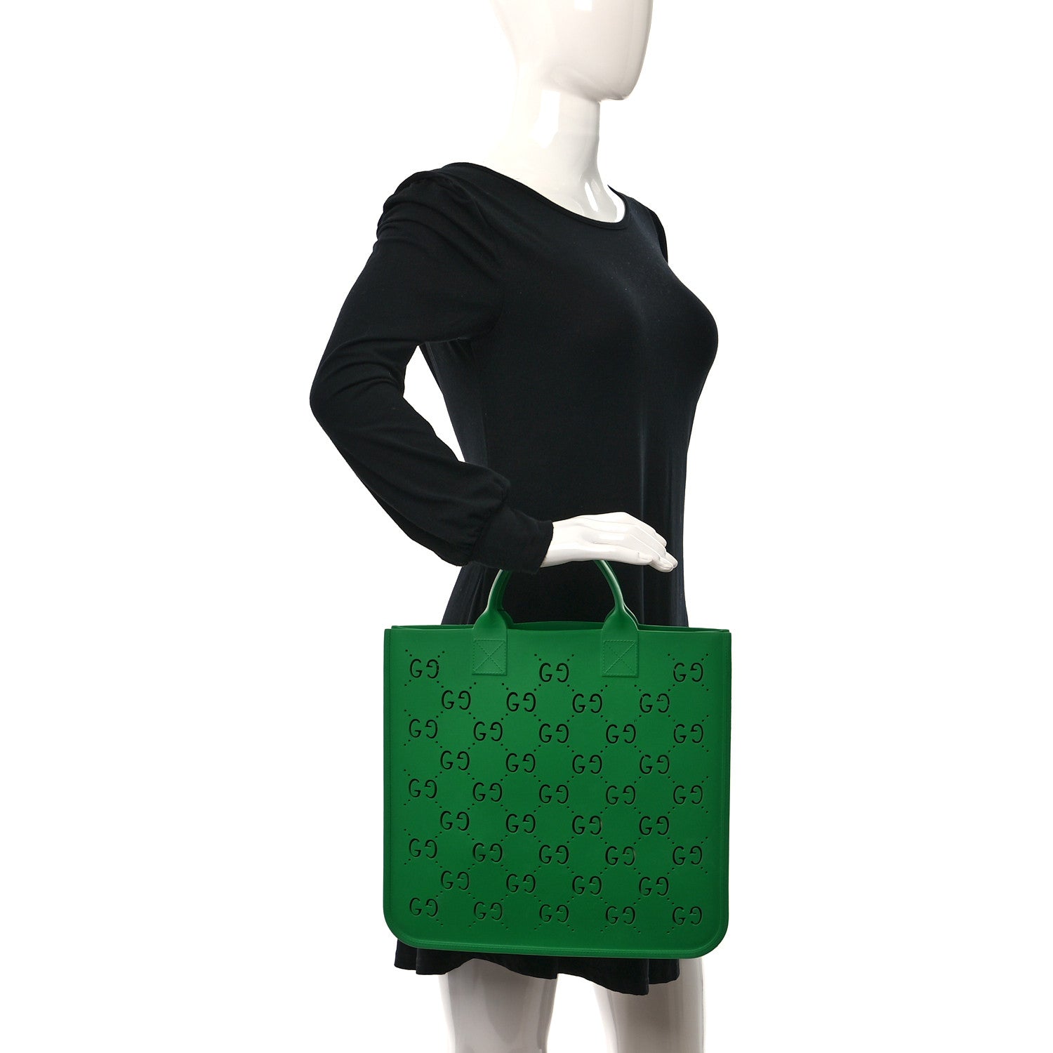 Gucci Rubber Kids GG Tote New Shamarock 2 of 10