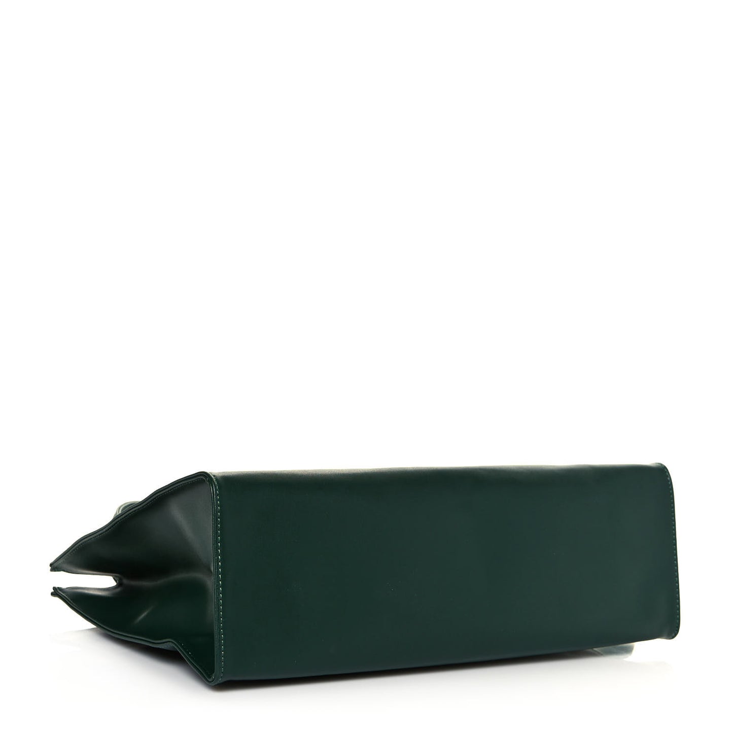 Vegan Leather Medium Shopping Bag Dark Olive