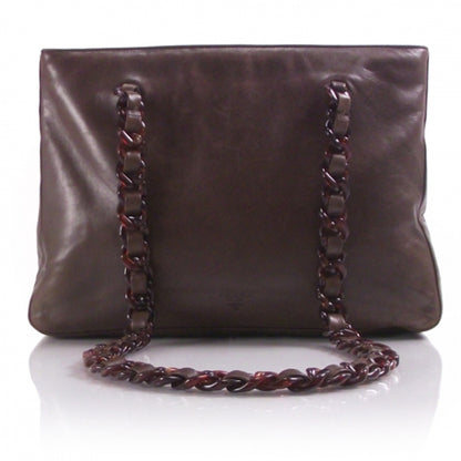 Prada Tessuto Leather Chain Strap Tote 1 of 9