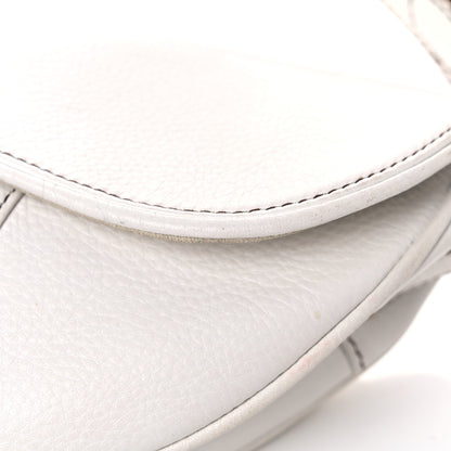 Christian Dior Calfskin Saddle Bag White 14 of 27