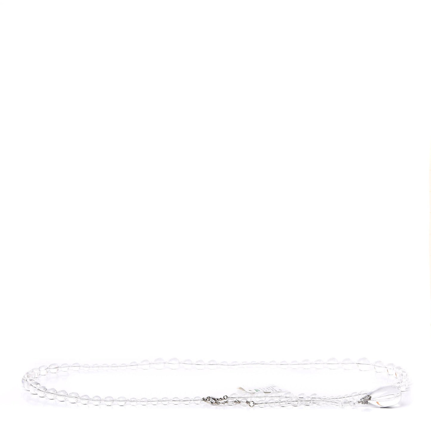 Transparent Bead Crystal CC Strand Belt