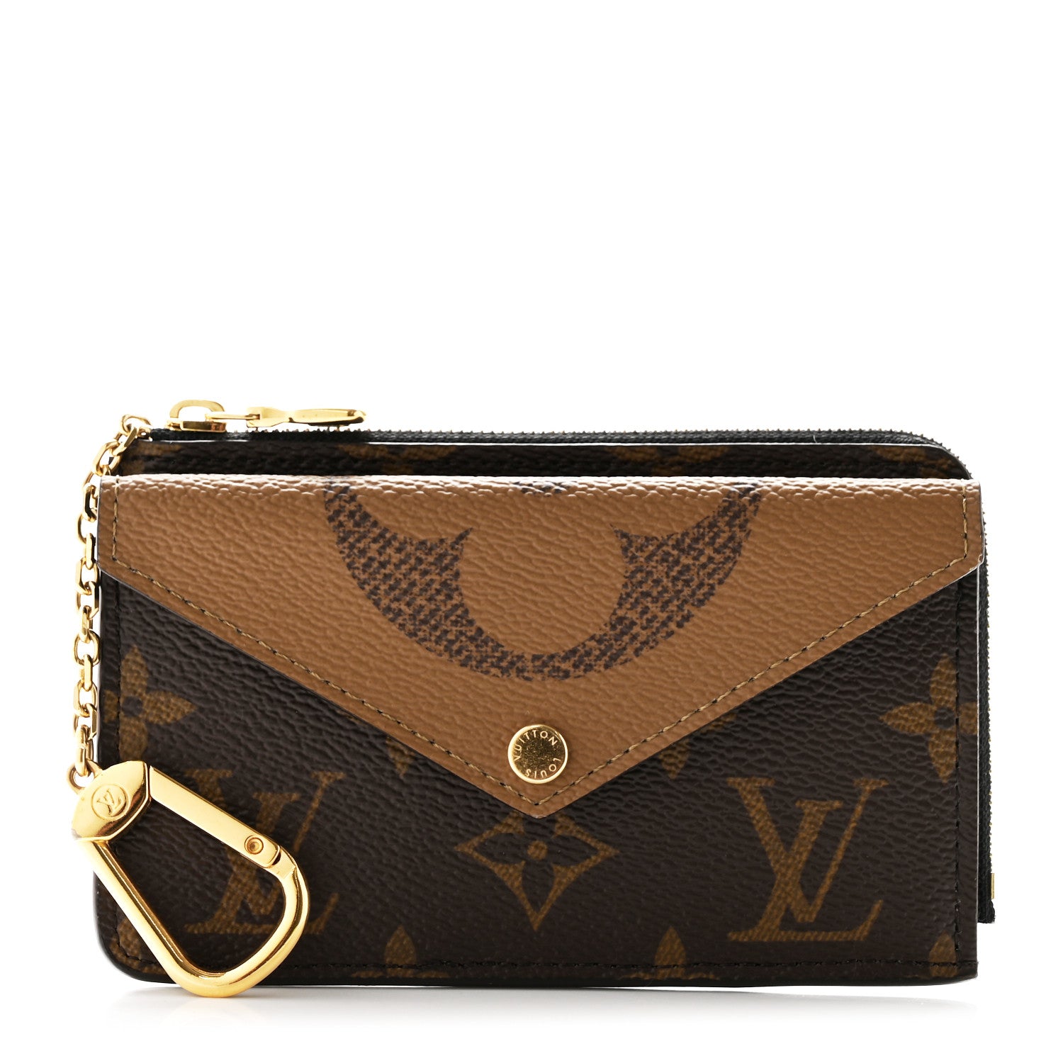 Louis Vuitton Reverse Monogram Recto Verso Card Holder Brown 1 of 6