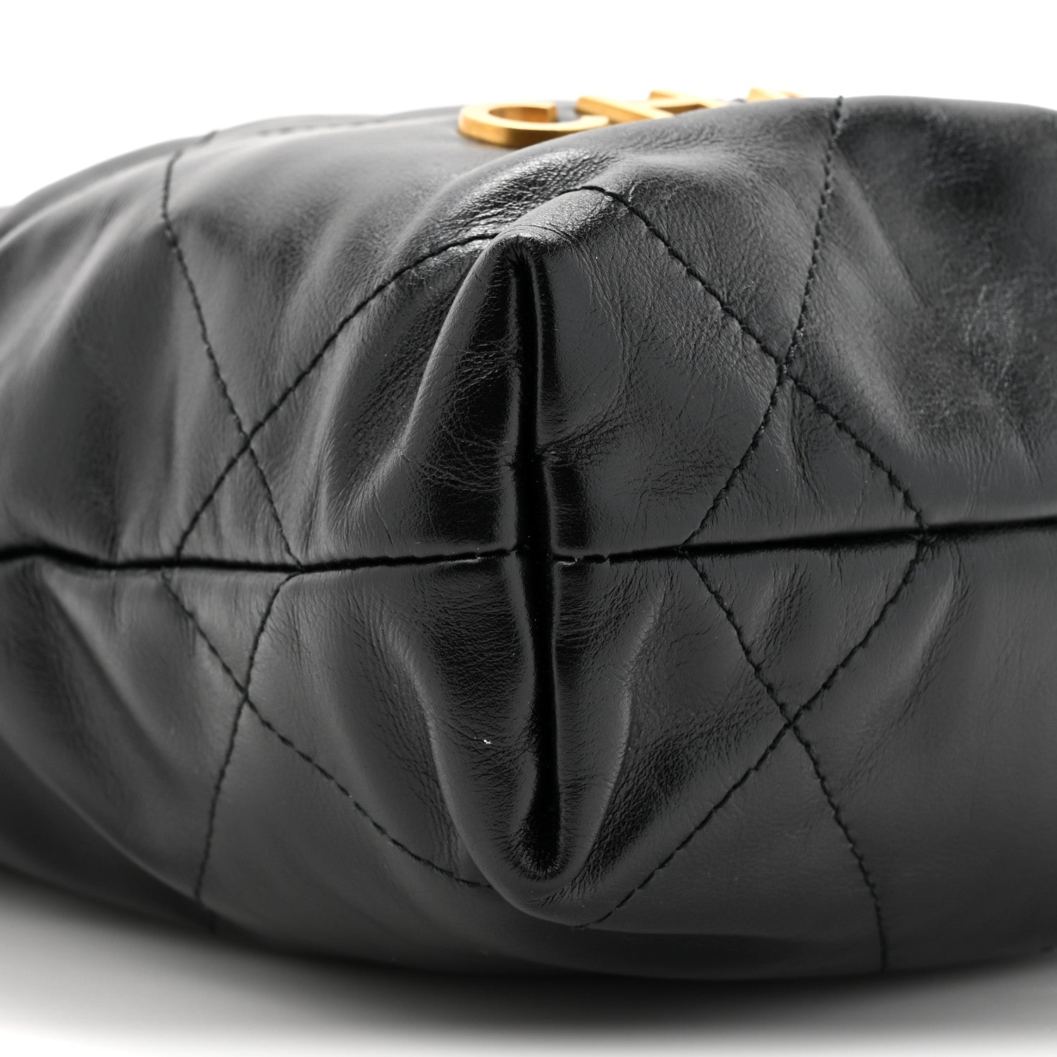 Chanel Shiny Calfskin Quilted Mini Chanel 22 Black 10 of 10
