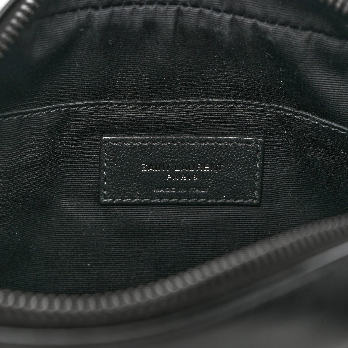 Calfskin Matelasse Monogram Monochrome Lou Camera Bag Black