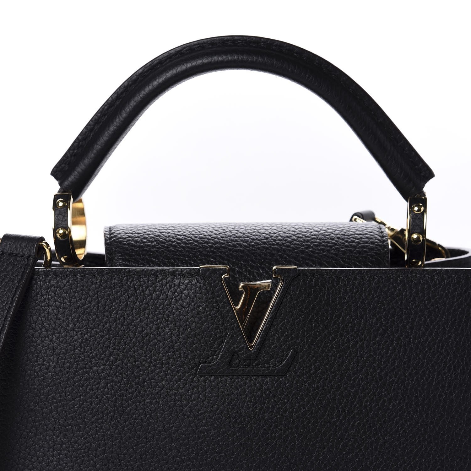 Louis Vuitton Taurillon Capucines BB Black 10 of 10