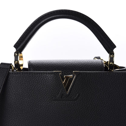 Louis Vuitton Taurillon Capucines BB Black 10 of 10