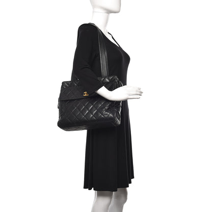 Chanel Caviar Quilted Flap Shoulder Bag Black 2 of 14