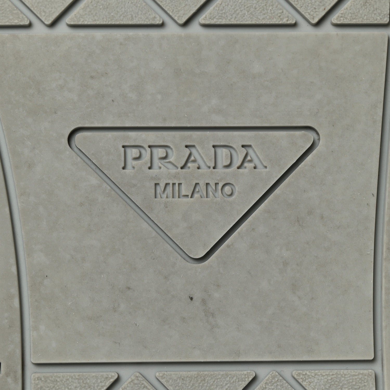 Prada Vitello Sport Spazzolato Rois Triangle Logo Womens Downtown Low Top 30mm Sneakers 37.5 White Fiordaliso 7 of 18